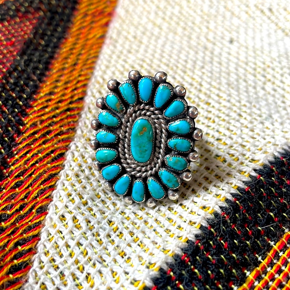 Antique Navajo Cluster Ring